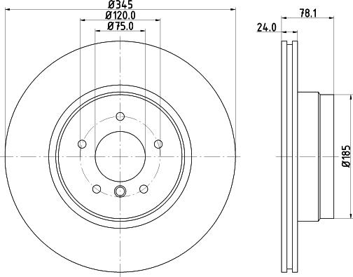 HELLA 8DD 355 117-761 - Kočioni disk www.molydon.hr