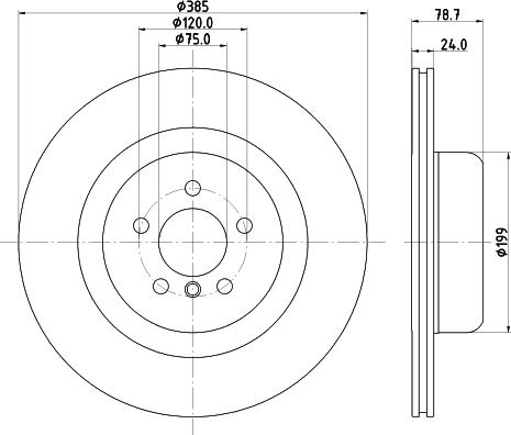 HELLA 8DD 355 133-001 - Kočioni disk www.molydon.hr