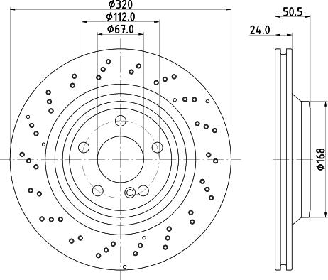 HELLA 8DD 355 133-271 - Kočioni disk www.molydon.hr