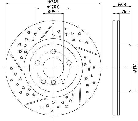 HELLA 8DD 355 132-791 - Kočioni disk www.molydon.hr