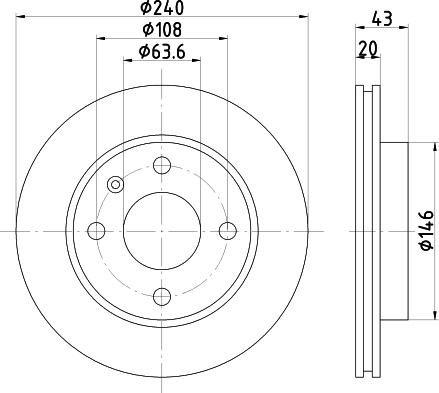 HELLA 8DD 355 129-961 - Kočioni disk www.molydon.hr