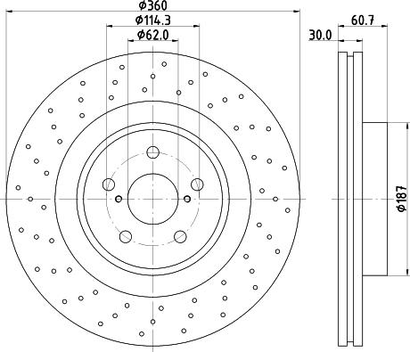 HELLA 8DD 355 129-851 - Kočioni disk www.molydon.hr