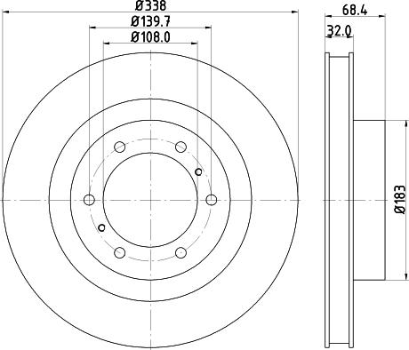 HELLA 8DD 355 129-861 - Kočioni disk www.molydon.hr