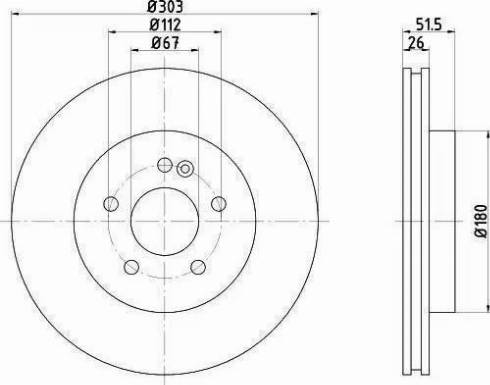 HELLA 8DD 355 121-041 - Kočioni disk www.molydon.hr