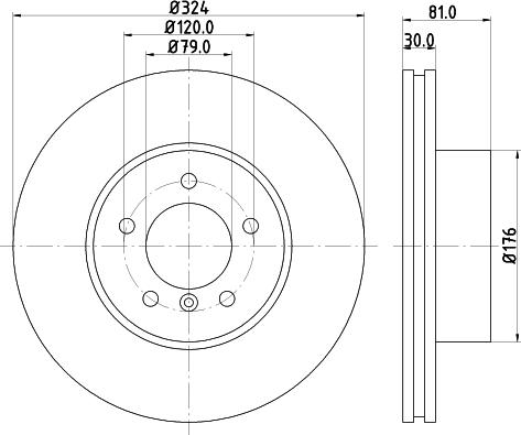 HELLA 8DD 355 129-771 - Kočioni disk www.molydon.hr