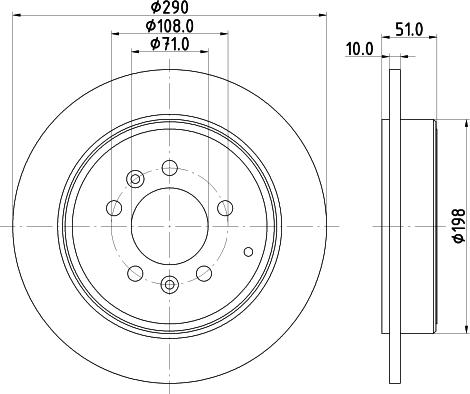 HELLA 8DD 355 124-881 - Kočioni disk www.molydon.hr