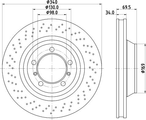 HELLA 8DD 355 126-921 - Kočioni disk www.molydon.hr