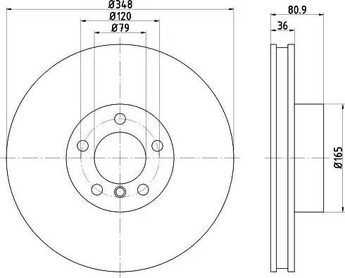 HELLA 8DD 355 120-641 - Kočioni disk www.molydon.hr