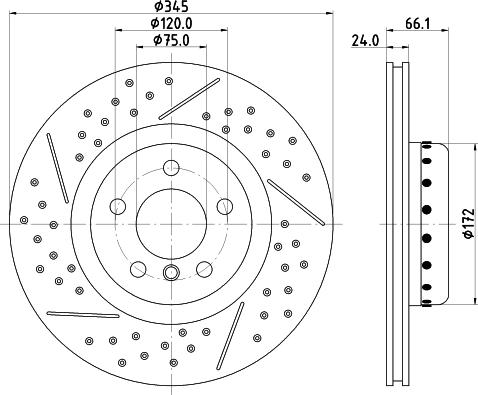 HELLA 8DD 355 120-841 - Kočioni disk www.molydon.hr