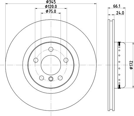 HELLA 8DD 355 120-801 - Kočioni disk www.molydon.hr