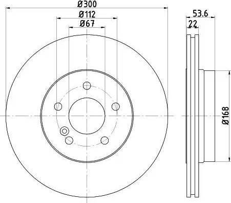 HELLA 8DD 355 121-951 - Kočioni disk www.molydon.hr