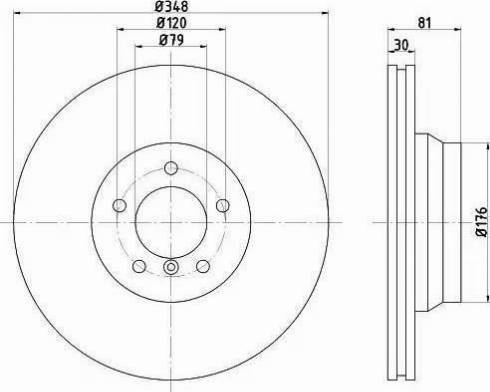 HELLA 8DD 355 121-131 - Kočioni disk www.molydon.hr