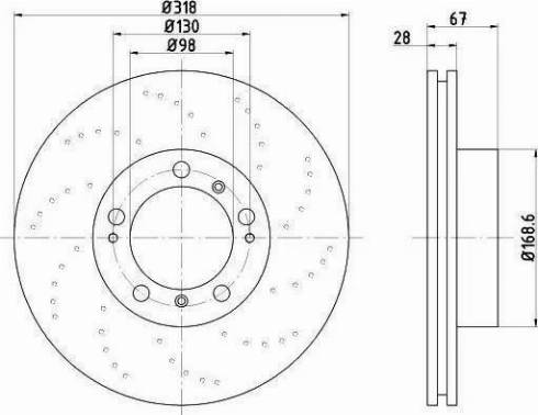 HELLA 8DD 355 121-881 - Kočioni disk www.molydon.hr