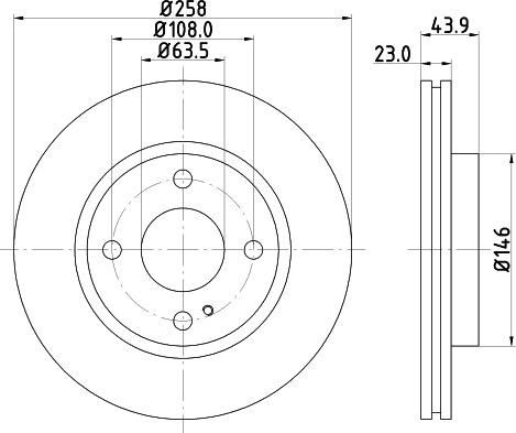 HELLA 8DD 355 128-911 - Kočioni disk www.molydon.hr