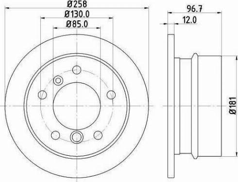 HELLA 8DD 355 111-881 - Kočioni disk www.molydon.hr