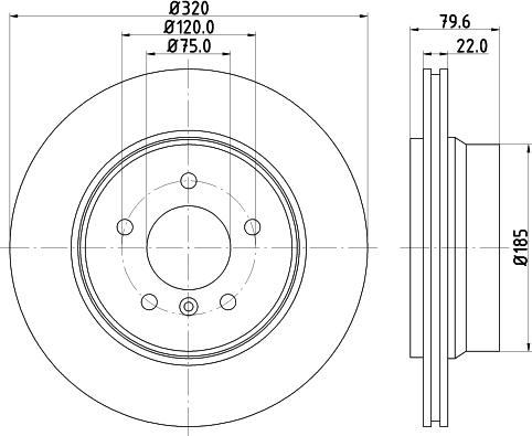 HELLA 8DD 355 123-881 - Kočioni disk www.molydon.hr