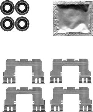 HELLA 8DZ 355 204-771 - Komplet pribora, Pločica disk kočnice www.molydon.hr