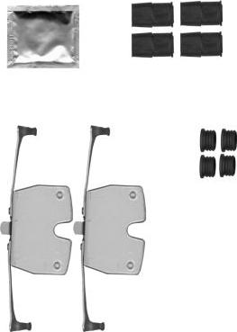 HELLA 8DZ 355 205-441 - Komplet pribora, kočione čeljusti www.molydon.hr