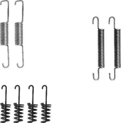 HELLA 8DZ 355 201-771 - Komplet pribora, kočione papuce rucne kočnice www.molydon.hr