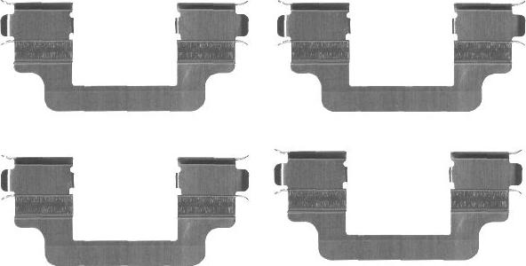 HELLA 8DZ 355 203-311 - Komplet pribora, Pločica disk kočnice www.molydon.hr