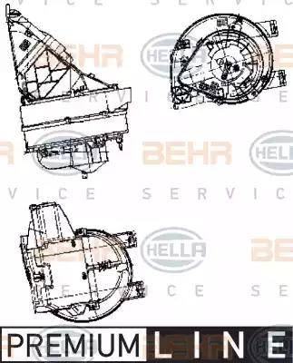 HELLA 8EW 009 158-391 - Ventilator kabine/unutrasnjeg prostora www.molydon.hr