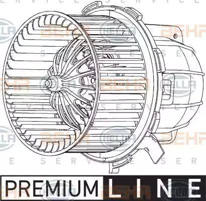 HELLA 8EW 351 040-251 - Ventilator kabine/unutrasnjeg prostora www.molydon.hr