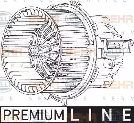 HELLA 8EW 351 040-261 - Ventilator kabine/unutrasnjeg prostora www.molydon.hr