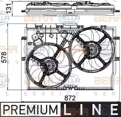 HELLA 8EW 351 041-441 - Ventilator, hladjenje motora www.molydon.hr