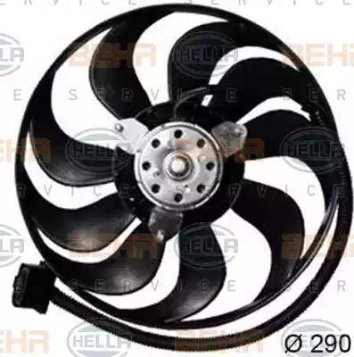 HELLA 8EW 351 043-571 - Ventilator, hladjenje motora www.molydon.hr