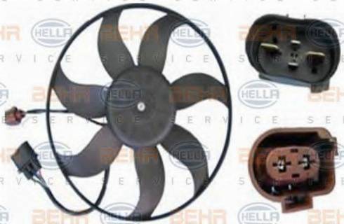 HELLA 8EW 351 039-791 - Ventilator, hladjenje motora www.molydon.hr