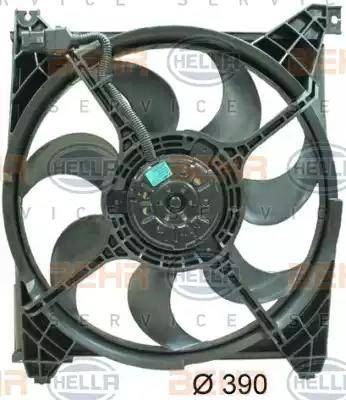 HELLA 8EW 351 034-711 - Ventilator, hladjenje motora www.molydon.hr