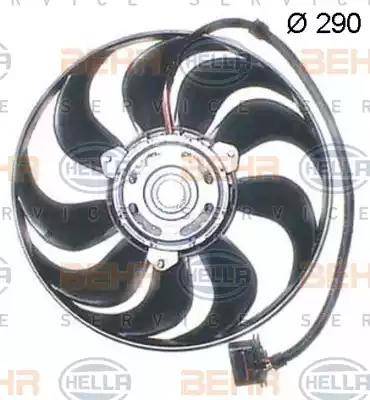 HELLA 8EW 351 150-044 - Ventilator, hladjenje motora www.molydon.hr