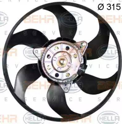 HELLA 8EW 351 150-194 - Ventilator, hladjenje motora www.molydon.hr