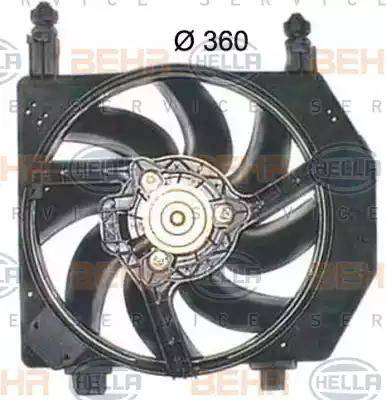 HELLA 8EW 351 150-264 - Ventilator, hladjenje motora www.molydon.hr