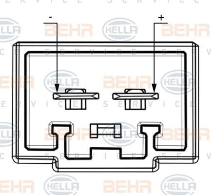 HELLA 8EW 351 151-121 - Ventilator kabine/unutrasnjeg prostora www.molydon.hr