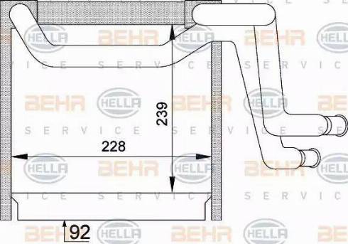 HELLA 8FV 351 336-001 - Isparivač, klima-Uređaj www.molydon.hr