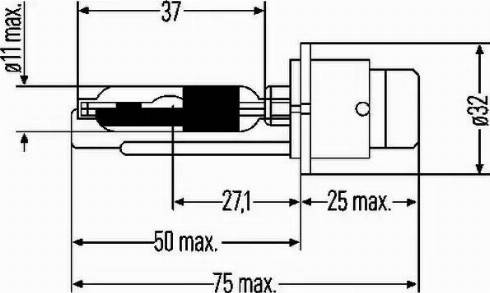 HELLA 8GS 007 001-121 - Žarulja www.molydon.hr