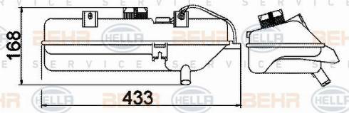 HELLA 8MA 376 702-394 - Ekspanziona posuda , rashladna tekućina www.molydon.hr