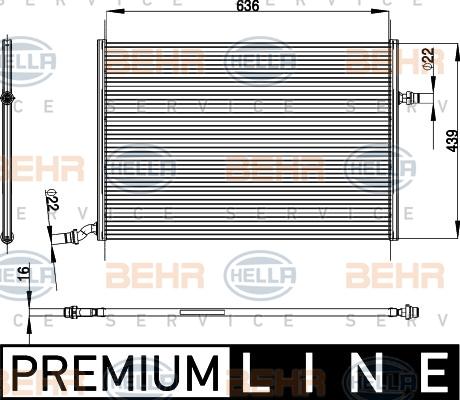 HELLA 8MK 376 908-121 - Hladnjak za voznju pri niskim temperaturamaa, interkuler www.molydon.hr