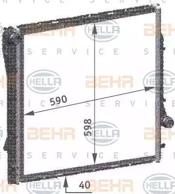 HELLA 8MK 376 718-754 - Hladnjak, hladjenje motora www.molydon.hr