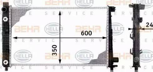 HELLA 8MK 376 713-054 - Hladnjak, hladjenje motora www.molydon.hr