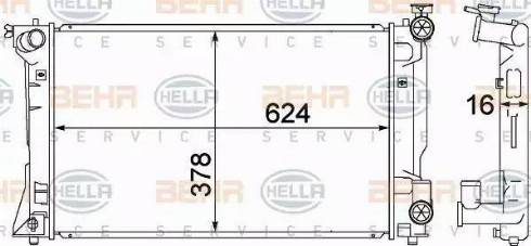 HELLA 8MK 376 773-681 - Hladnjak, hladjenje motora www.molydon.hr