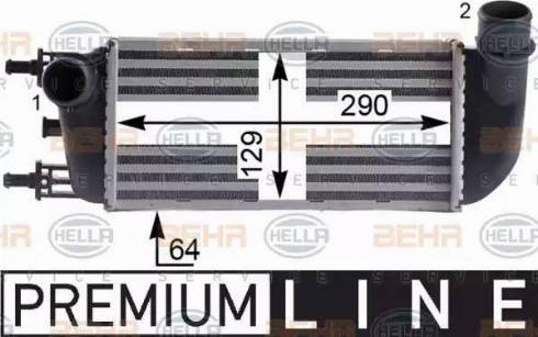 HELLA 8ML 376 900-421 - Intercooler, hladnjak www.molydon.hr