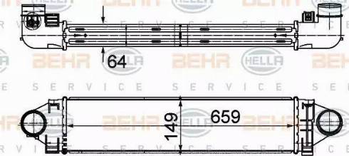 HELLA 8ML 376 988-194 - Intercooler, hladnjak www.molydon.hr