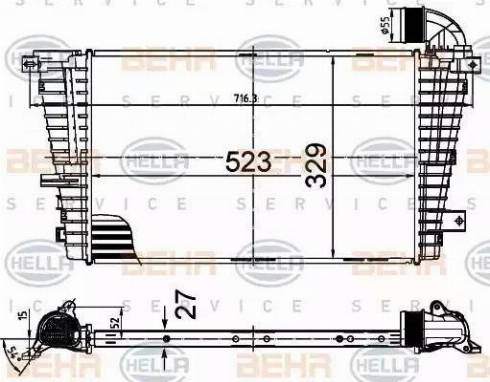 HELLA 8ML 376 988-394 - Intercooler, hladnjak www.molydon.hr