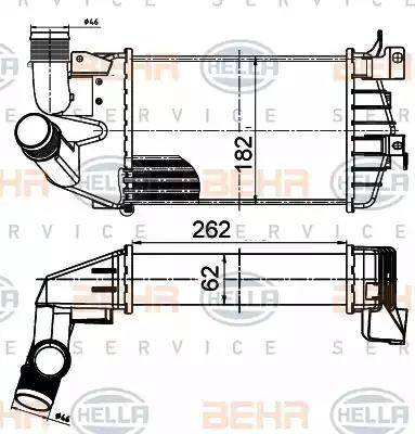 HELLA 8ML 376 988-364 - Intercooler, hladnjak www.molydon.hr