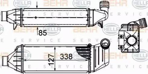 HELLA 8ML 376 899-081 - Intercooler, hladnjak www.molydon.hr