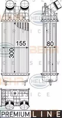 HELLA 8ML 376 822-241 - Intercooler, hladnjak www.molydon.hr