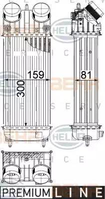 HELLA 8ML 376 822-231 - Intercooler, hladnjak www.molydon.hr