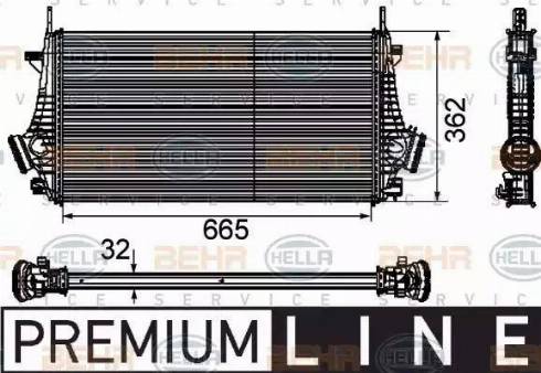 HELLA 8ML 376 746-481 - Intercooler, hladnjak www.molydon.hr